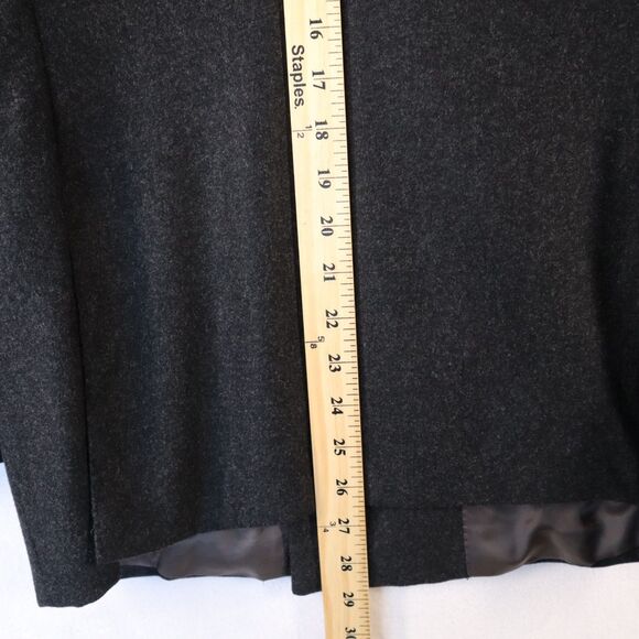 Thom Sweeney Men's 36 (EU46) Double Breasted Wool Blazer Sport Coat Gray Italy - Picture 13 of 15